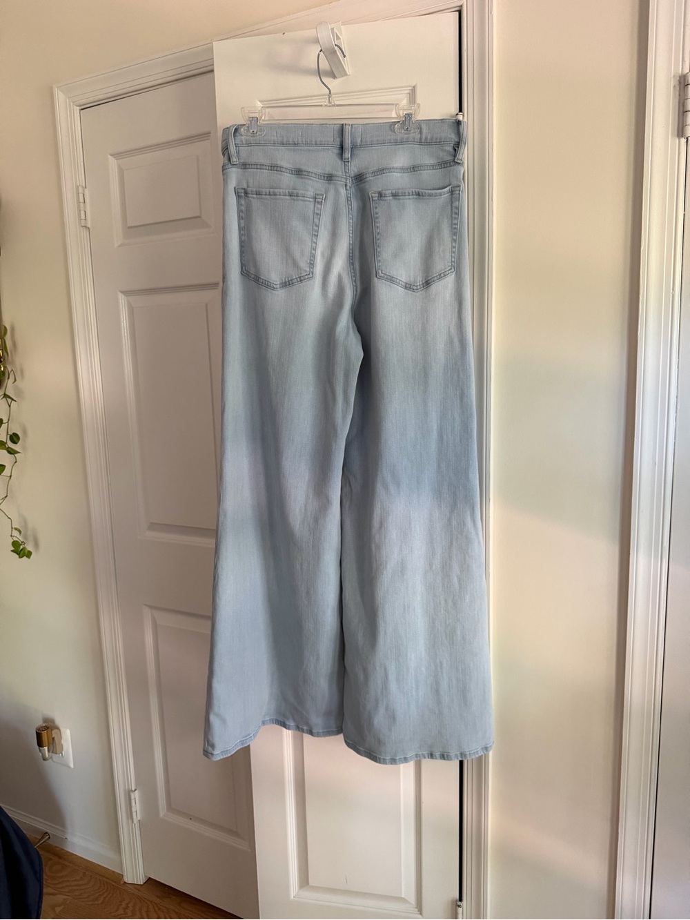 FRAME Le Palazzo High Rise Wide Leg Jeans Light Wash Size 31 NWT $288 - Picture 11 of 14
